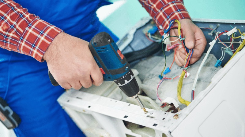 Soma Termoteknik Termoteknik çamaşır makinesi kart tamiri – Su almama arızası orijinal parça ile giderildi. - Teknik servis örneği