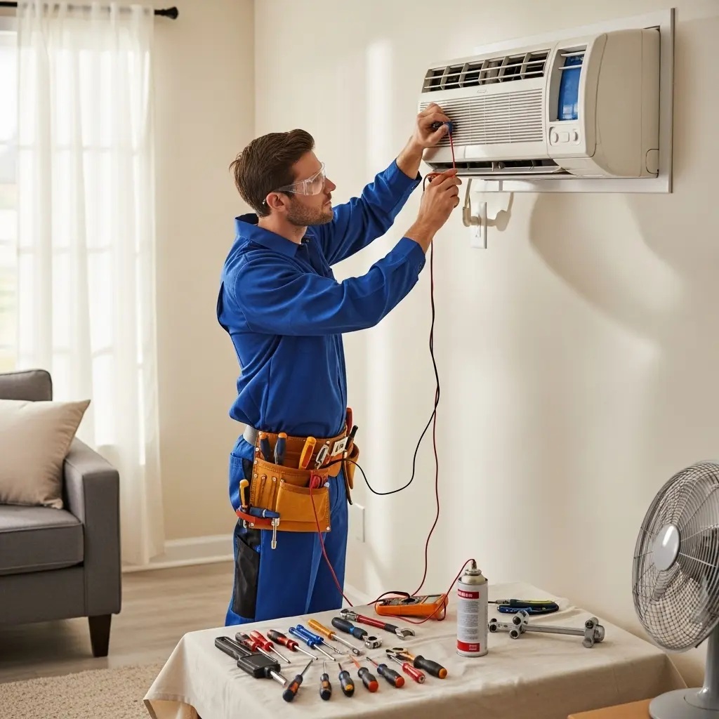 Soma Termoteknik Termoteknik klima gaz dolumu ve bakım – Enerji verimliliği artırıldı. - Teknik servis örneği